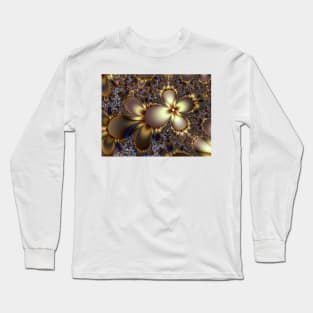 Metal flower fractal Long Sleeve T-Shirt